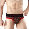 Underpants Sexy Underwear Leopard Printed Men Briefs Bugle Pouch Cuecas Bikini Slip Homme Gay Panties Ropa Interior Para Hombre