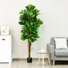 Decorative Flowers 6ft Artificial Natural Fig Tree Bush Indoor/Outdoor Planter HW61302