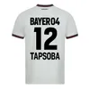 23 24 Bayer 04 Leverkusen Soccer Jerseys Wirtz Boniface Hincapie Hofmann Tapsoba Schick Grimaldo Palacios Frimpong 2023 2024 Home Away 3rd Mensフットボールシャツ