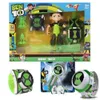 BEN10 Omnitrix Ben Tennyson Projektionsuhr Cartoon Transformation Gerät Sound Licht Figur Kinder Weihnachten Spielzeug Geschenke 240130