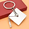 Keychains 2024 Graduation Ceremony Keychain Tassel Hat Souvenir Bachelor Class Badge