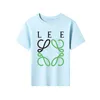 childrens T-Shirts colorful tshirts summer breathable shirts flower letter unique tshirt printing cartoon boy girl suits CHD24013119-6 smekids