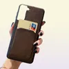 Vacker brun blomma retro kortplånbok designer telefonfodral för Samsung Galaxy S10 S20 S21 S22 5G Obs S 10 20 21 22 Plus Ultra 1307661