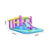 4x2.8x1.9mH gros toboggan gonflable parc château gonflable Bounce House Jumper Combo pour enfants fête en plein air avec ventilateur