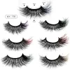 7 Pairs Colorful False Eyelashes D Curl Natural Fluffy Colored Makeup Faux Eyelash Lashes extensions Russian Volumes