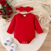 Clothing Sets CitgeeAutumn Christmas Infant Baby Girls Spring Outfits Long Sleeve Romper Heart Suspender Skirt Headband Clothes