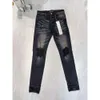 paarse jeans designer jeans voor heren Rechte skinny broek jeans baggy denim Europese jean hombre herenbroek broek biker borduurwerk gescheurd voor trend 29-40 J9029