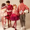 Mädchenkleider Bebe Store Spot RaspberryYplum Rag Flower Suit Shirt Gradient Soft Mesh Dress Rock