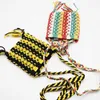 Shoulder Bags Multi-Color Straw Bag Womens BOO Soulder Messenger Macrame Crocet Purse Coon Tassle ippie StyleH2421