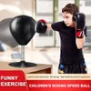 Combat Speed Ball Enfants Adultes Table Boxe Punch Ball Sucker Soulagement Du Stress Jouets pour Muay Thai Équipement De Sport Cadeaux Drôles 240122