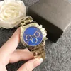 SE FÖR MAN TRE EYES GOLD KVINNA Titta på fullt rostfritt stål 40mm med Box Automatisk rörelse Casual Watchs Montre de Luxe