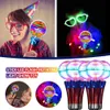 Ljus upp Magic Ball Toy Wand for Kids Performance Props Flash Toys Party Fluorescence Stick Glow in the Dark Favor 240126