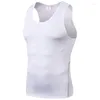 Мужские майки, мужской спортивный топ, компрессионная рубашка без рукавов, быстросохнущая дышащая баскетбольная жилетка для фитнеса, бодибилдинга, мужская одежда