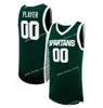 MSU Basketball Jersey Xavier Booker Coen Carr Jeremy obawia się Gehrig Normand Nick Sanders Niestandardowe szwy Mens MSU Jerseys 2024 Najnowszy styl