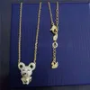 Swarovskis halsband designer kvinnor lyxig original kvalitet ny blå himmel gås hoppande kristall halsband kvinnlig silver smycken krage kedja trend