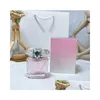 Antitranspirant Deodorant Woman Per Fragrance 90 ml Eau de Toilette Langanhaltender und guter Geruch Edt Lady Girl Pink/Yellow/Red Diamond P Otidh