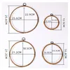 Konst och hantverk broderi Hoops Round Oval Square Cross Stitch Rack Plast Hoop Frame Rings for DIY Sy Craft Tools