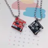 Colliers 2022 Nouvelle offre spéciale Personnalité Exagérée Hip-Hop Futuriste Punk Cyberpunk Plaque Électrique Pendentif Collier Femmes Hommes Bijoux YQ240201