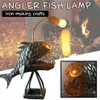 Bordslampor Creative Lamp Angler Fish With Flexible Holder Art Decoration Bedroom Home Ornaments Gift204a