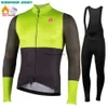 Survêtements pour hommes 2024 Vestes d'hiver Racing Cyclisme Long Seves Jersey Set Chaud Fece Bike Triathlon Route ClothingH2421