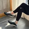 2023Board Shoes Дизайнерские повседневные кроссовки для женщин из овчины с ромбовидным узором модные бейсбольные туфли на шнуровке теннисные туфли EU35-40 кроссовки