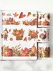 Cadeauverpakking Vintage herfst oogstseizoen Washi PET-tape voor planner-kaarten maken DIY scrapbooking plan decoratieve sticker