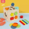 Baby Montessori Education Math Toy Woode Mini Circles Bead Wire Maze Roller Coaster Abacus Puzzle Toys for Kids Boy Girl Gift 240129