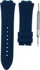 Bracelets de montre 20x28mm bracelet de plongée bleu Compatible avec W0674G2 W0674G4 W0674G3 |Outil de barre à ressort gratuit