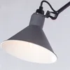 Wandlamp Vintage LED Draaibare Metalen Leeslamp Zwart Rood Geel Lampenkap Voor Foyer Slaapkamer El Room E27 Lamp met Stekker