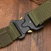 Cinture Cintura da uomo Esercito Caccia all'aperto Tattico Multifunzione Combattimento Sopravvivenza Tela del Corpo dei Marines di alta qualità per nylon maschile Lusso