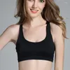 Yoga Kıyafet Fitness Sports Sütyen Kadınlar için Push Up Wirefree Yastıklı Çabuk Çabuk Çalışma Gym Egzersiz Egzersiz iç çamaşırı Üstleri