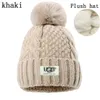 Designer Beanie Luxury Sticked Hat Ins Populära vinter unisex kashmir casual utomhushuven stickade kepsar J-18