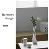 Vases INS Nordic Art Modern Simple Decoration El Model Room Flower Ware Living Balcony Ceramic Vase