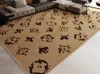 Alfombra superior para sala de estar, alfombra de lujo para estudio y oficina, resistente a las manchas y al desgaste, alfombra para mesa de terciopelo de cristal, combina con todo