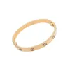 Original 1to1 C-arter Bracelet Fifth Generation Screwdriver Ten Diamond Full 18k gold 18K Gold Color Couple ManufacturerYYGG