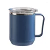 Mugs For Home Office Thermal Mug 460ml Stainless Steel Coffee Insulation Cup With Handle Portable Water Double-layer Milk