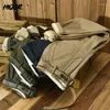 Herenbroeken HIQOR Winter Cargo Heren Warm Dikker Outdoorbroeken Losse overalls Katoenfleece Casual Man Streetwear