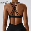 Tanques femininos Myzyqg mulheres verão à prova de choque nu back cruz yoga sutiã vestindo correndo fitness esportes roupa interior ginásio colete tanque tops