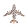 Broches Avion Broche Broche Premium Durable Strass Mode Style Bijoux Accessoires pour Écharpe Châle Danse Cérémonie Père