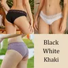 Women's Panties FINETOO 3Pcs/set Cotton Women Sexy Patchwork Lace Underwear Female Low-Rise Briefs S-XL Comfortable Underpants Lingerie