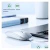 Souris Inphic Pm1 Souris sans fil rechargeable 2.4G Slim 500mah Ordinateur silencieux avec récepteur USB 3 DPI réglable Voyage Drop Livraison C Otec8