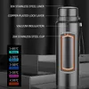 Thermoses Bouteille d'eau thermique 1L pour conserver l'eau froide et chaude, thermos pour l'eau, le thé, le café, flacons sous vide, bouteille thermos en acier inoxydable