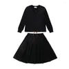 Girl Dresses AP Casual Velour Collection Boys Girls Fall Winter Family Matching Clothes Child Fashion Set Top Dress Clothing