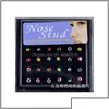 Nose Rings Studs Nose Rings Studs 144 Pcs/Lot 316L Stainless Steel Womens Jewelry Ring Body Piercing 66 N2 Drop Delivery 2021 Dhsell Dhqvc