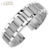 Solide 316L Edelstahl Uhrenarmbänder Silber 18mm 20mm 21mm 22mm 23mm 24mm Metall Uhrenarmband strap Armbanduhren Armband tool278K