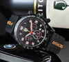 ستة إبرة وظيفة كاملة chronograph Rubber Strap Mens Farah العلامة التجارية غير الرسمية للركض الثاني