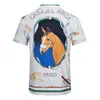 Casa Blanca Casablanc Shirt Casablanca Casa Men Casablancas Рубашка дизайнер t