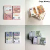 Copy Money Prop Euro Dollar 10 20 50 100 200 500 Party Supplies Fake Movie Money Billets Play Collection 100 PCS/PackCDQO