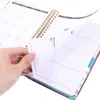 Decoratief spiraalnotitieblok Kantoorbenodigdheden Studenten Agenda Dagboek Dagplan Notitieboekje Planner Papieraccessoire Vergadering Maandelijks 240127