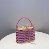 Mulheres preto/roxo/ouro/prata nupcial pedra bolsas senhora alça superior strass bolsa para festa de cristal embreagem bolsas sacos 240125